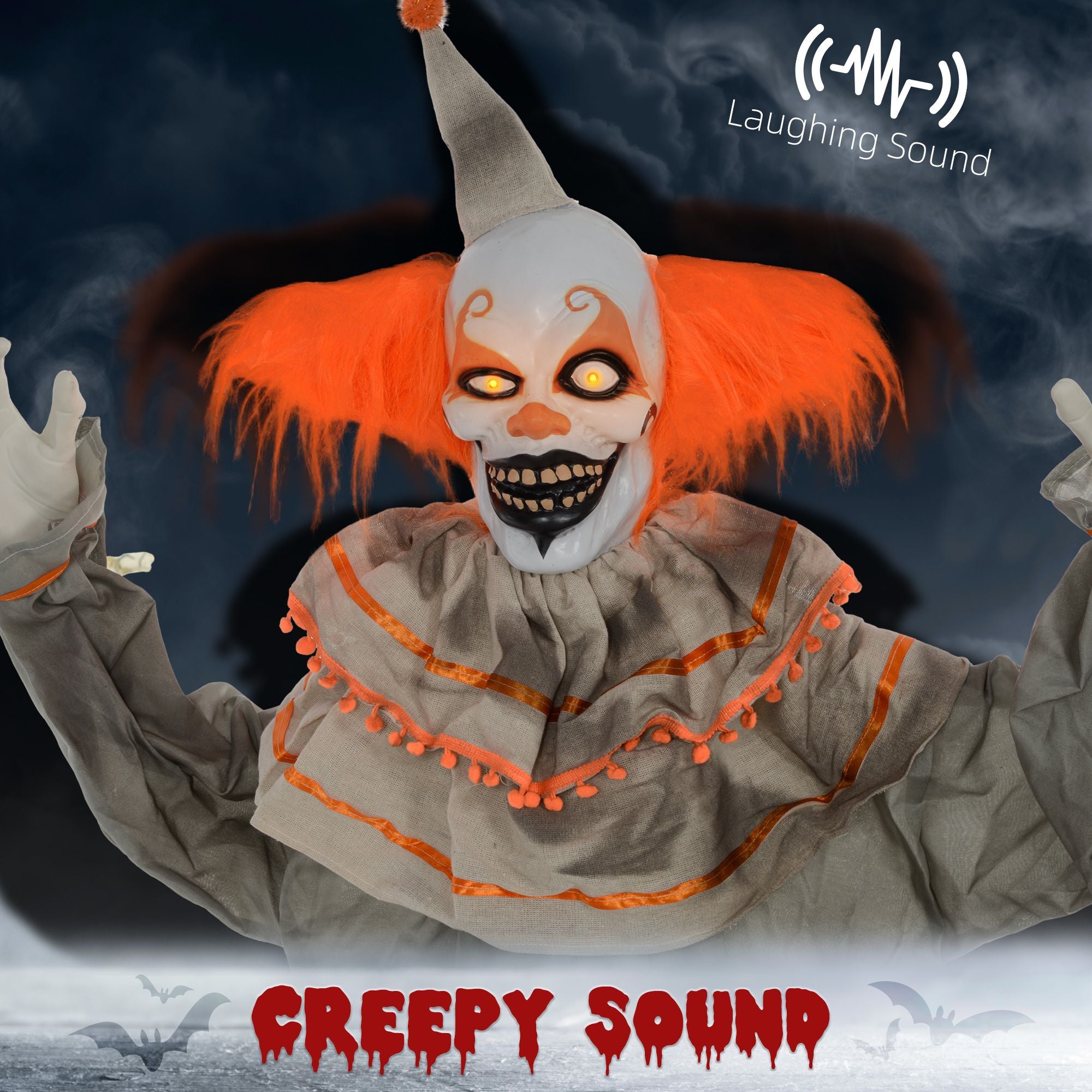 Life Size Halloween Animatronic Clown