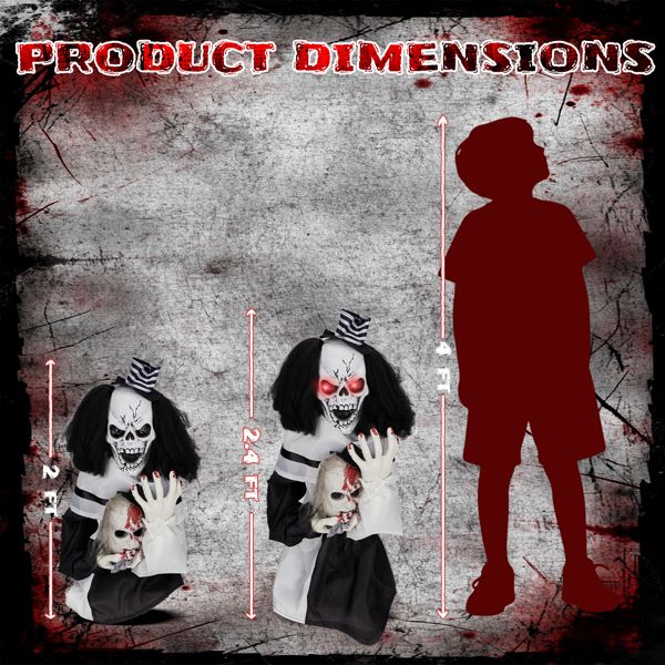 463015511halloween scary clown decoration