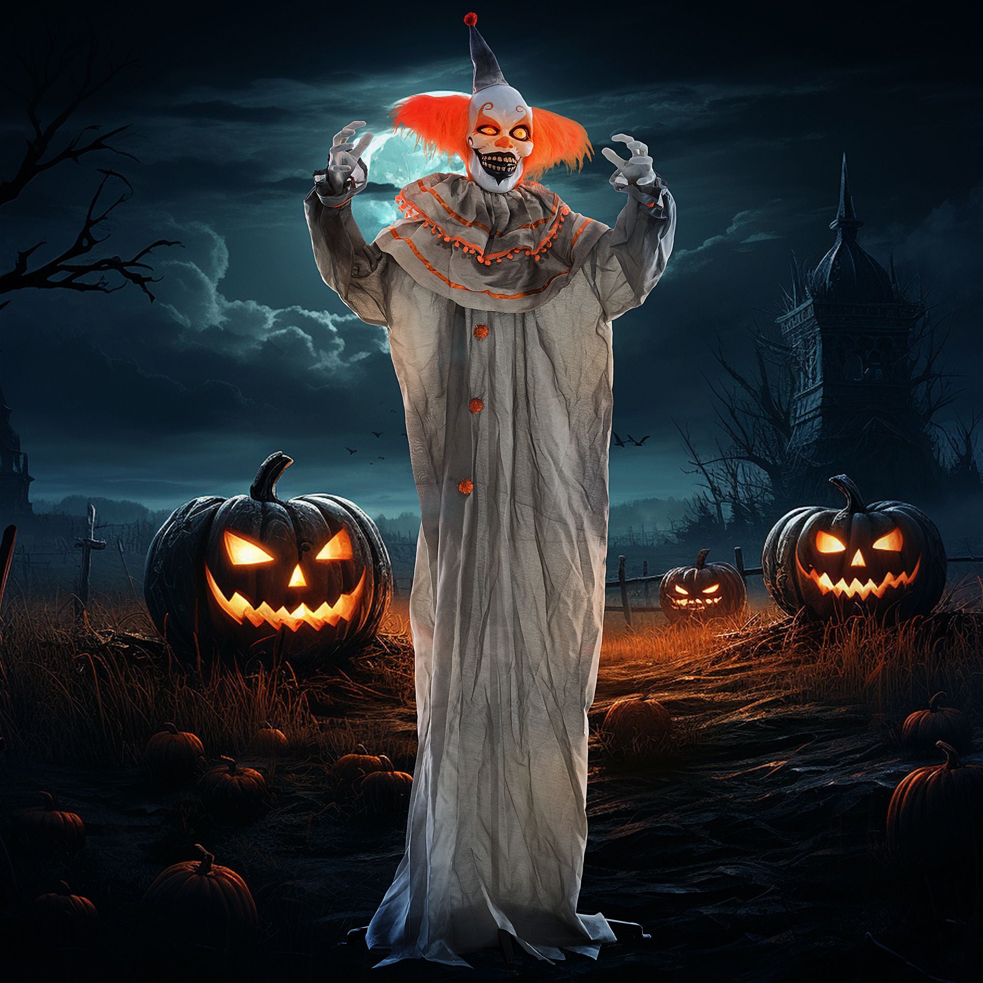 Life Size Halloween Animatronic Clown