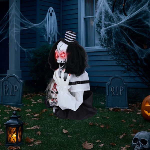 halloween scary clown decoration