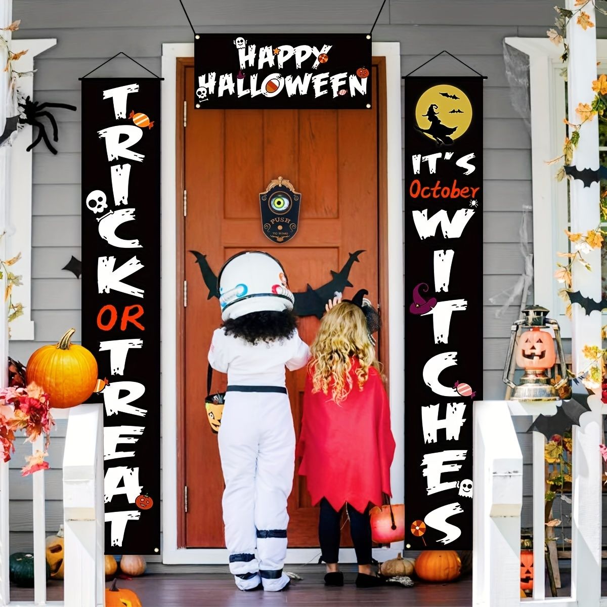 ghost doorbell halloween decoration